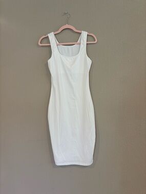 Classic White Tank Bodycon Dress
